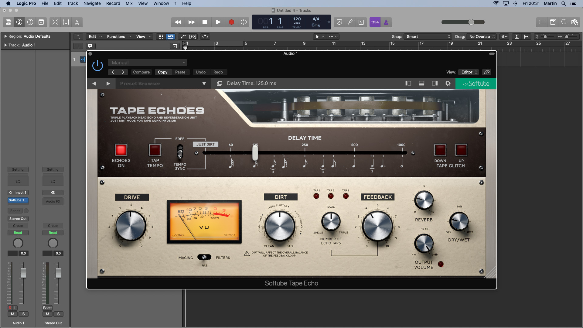 Softube Tape Echoes Delay